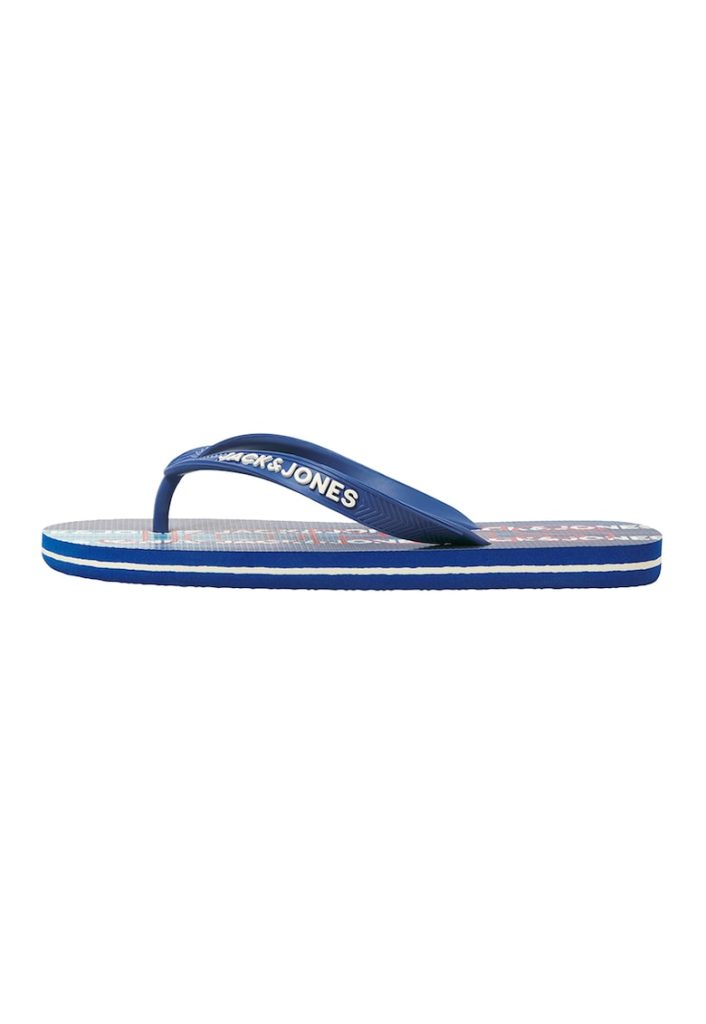 Papuci flip-flop cu talpa plata si detaliu logo-BAIETI/INCALTAMINTE/Papuci-INCALTAMINTE/Papuci