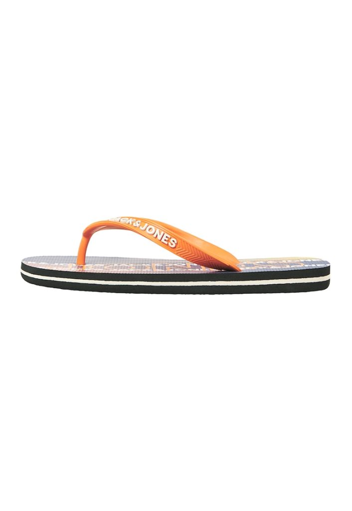 Papuci flip-flop cu talpa plata si detaliu logo-BAIETI/INCALTAMINTE/Papuci-INCALTAMINTE/Papuci