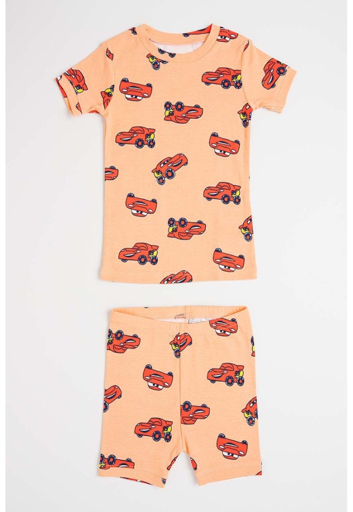 Pijama de bumbac cu pantaloni scurti-BAIETI/IMBRACAMINTE/Pijamale si halate de baie-IMBRACAMINTE/Pijamale si halate de baie