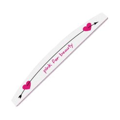 Pila Unghii Semiluna 100/180 SensoPRO Milano - Heart Style #04-Accesorii Unghii > Pile Unghii / Buffer