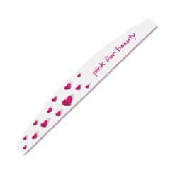 Pila Unghii Semiluna 100/180 SensoPRO Milano - Heart Style #08-Accesorii Unghii > Pile Unghii / Buffer