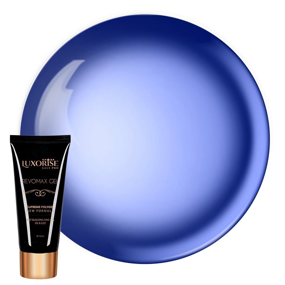 Polygel GlassStyle - REVOMAX GEL LUXORISE Blue Monday