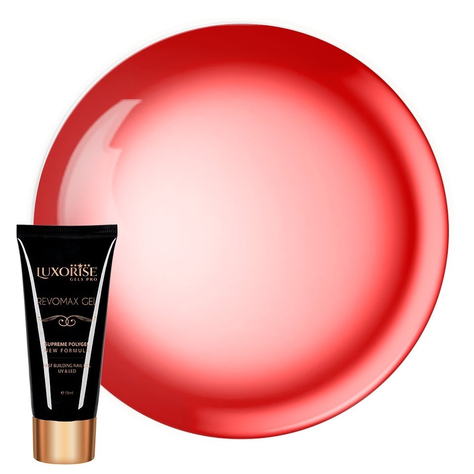Polygel GlassStyle - REVOMAX GEL LUXORISE Cherry Kiss