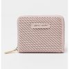 Portofel texturat cu logo metalic-FEMEI/GENTI SI ACCESORII/Portofele si brelocuri-GENTI SI ACCESORII/Portofele si brelocuri