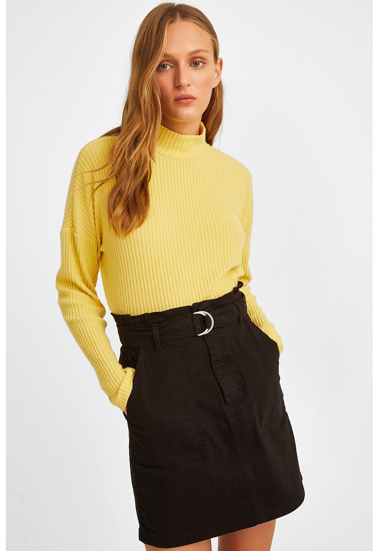 Pulover cu aspect striat-FEMEI/IMBRACAMINTE/Pulovere si cardigane-IMBRACAMINTE/Pulovere si cardigane