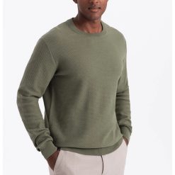 Pulover de bumbac cu aspect texturat-BARBATI/IMBRACAMINTE/Pulovere si cardigane-IMBRACAMINTE/Pulovere si cardigane