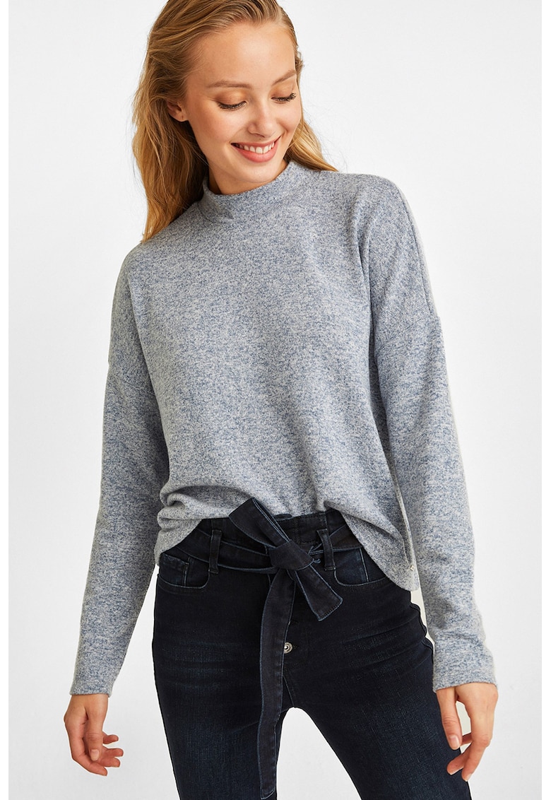 Pulover lejer cu guler scurt-FEMEI/IMBRACAMINTE/Pulovere si cardigane-IMBRACAMINTE/Pulovere si cardigane