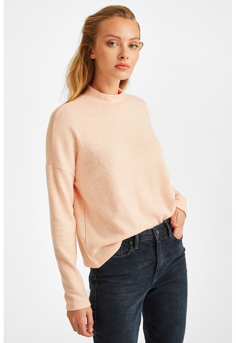 Pulover lejer cu guler scurt-FEMEI/IMBRACAMINTE/Pulovere si cardigane-IMBRACAMINTE/Pulovere si cardigane