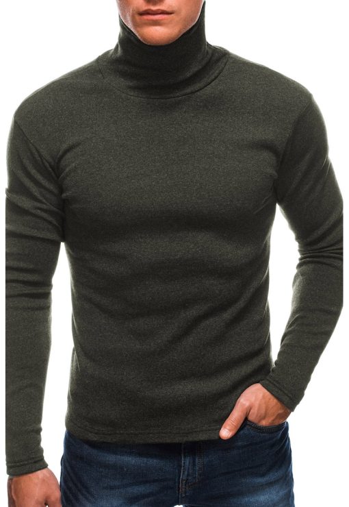 Pulover slim fit cu guler inalt-BARBATI/IMBRACAMINTE/Pulovere si cardigane-IMBRACAMINTE/Pulovere si cardigane