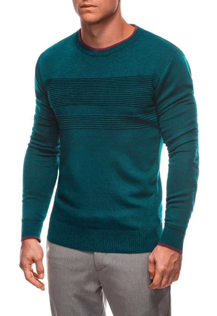 Pulover texturat cambrat din amestec de lana-BARBATI/IMBRACAMINTE/Pulovere si cardigane-IMBRACAMINTE/Pulovere si cardigane