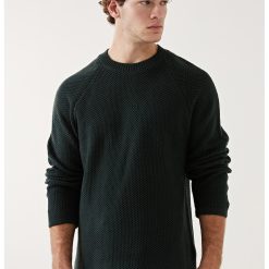 Pulover uni cu decolteu la baza gatului-BARBATI/IMBRACAMINTE/Pulovere si cardigane-IMBRACAMINTE/Pulovere si cardigane