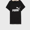 Puma Tricou de bumbac pentru copii 587029 culoarea negru-Îmbrăcăminte