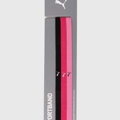 Puma bentite pentru cap 3-pack culoarea roșu