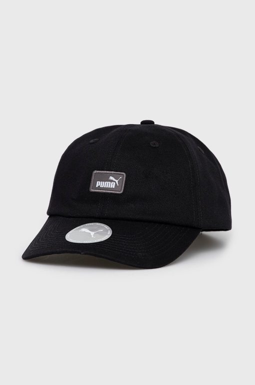Puma șapcă din bumbac 2366901 culoarea negru