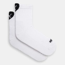 Puma șosete 2-pack culoarea alb