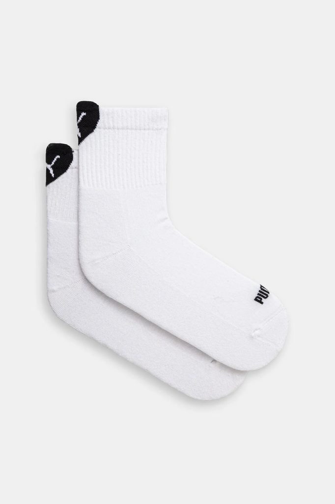 Puma șosete 2-pack culoarea alb