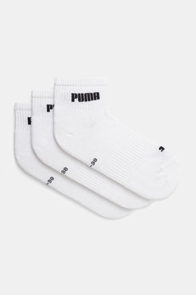 Puma șosete 3-pack culoarea alb