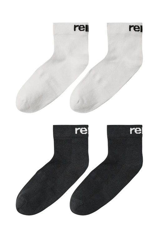 Reima sosete copii Nilkat 2-pack culoarea negru