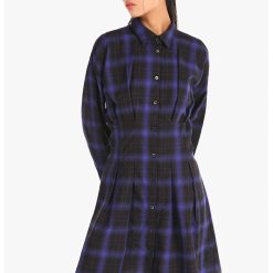 Rochie-camasa cu model in carouri-FEMEI/IMBRACAMINTE/Rochii-IMBRACAMINTE/Rochii