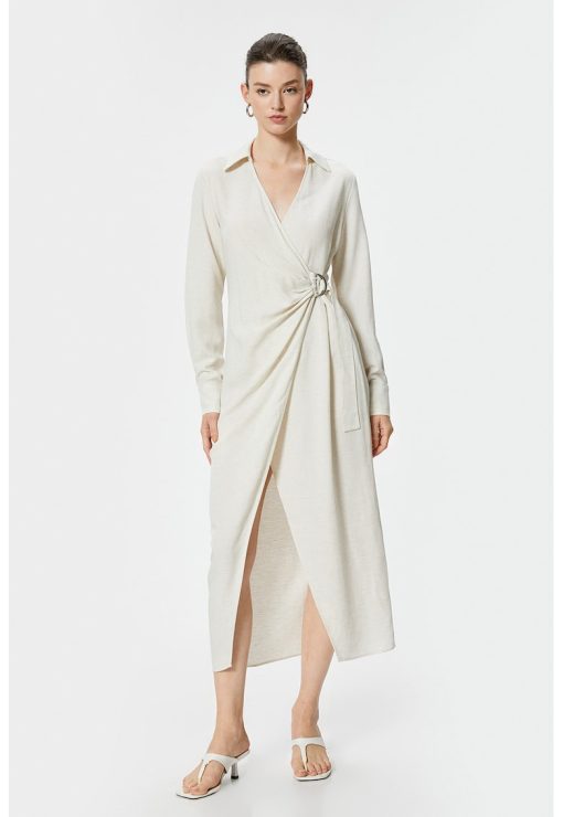 Rochie-camasa lunga cu doua randuri de nasturi-FEMEI/IMBRACAMINTE/Rochii-IMBRACAMINTE/Rochii