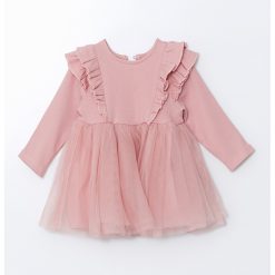 Rochie evazata de bumbac-FETE/IMBRACAMINTE/Rochii-IMBRACAMINTE/Rochii