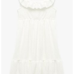 Rochie fara maneci cu garnituri cu volane-FETE/IMBRACAMINTE/Rochii-IMBRACAMINTE/Rochii