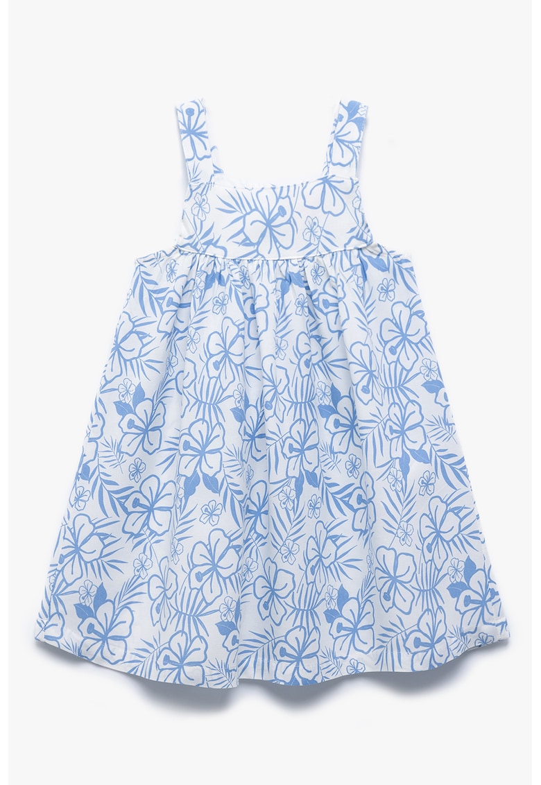 Rochie lejera cu bretele si model floral-FETE/IMBRACAMINTE/Rochii-IMBRACAMINTE/Rochii