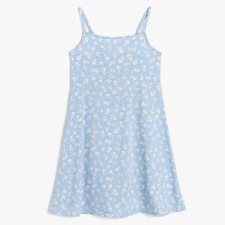 Rochie midi cu model floral-FETE/IMBRACAMINTE/Rochii-IMBRACAMINTE/Rochii
