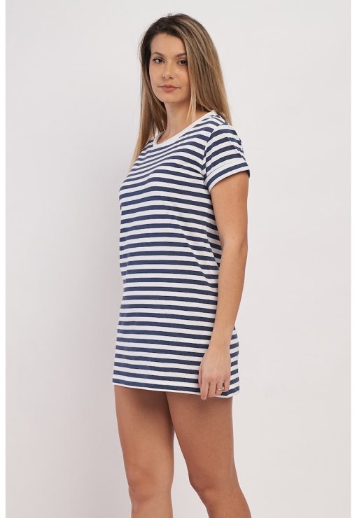 Rochie mini cu dungi-FEMEI/IMBRACAMINTE/Rochii-IMBRACAMINTE/Rochii
