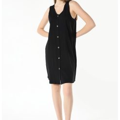 Rochie mini din amestec de bumbac-FEMEI/IMBRACAMINTE/Rochii-IMBRACAMINTE/Rochii