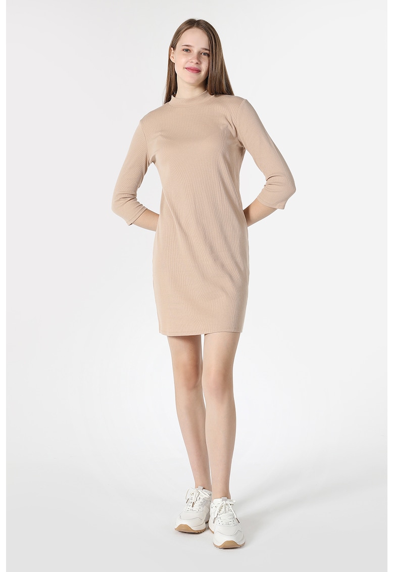 Rochie mini din amestec de bumbac-FEMEI/IMBRACAMINTE/Rochii-IMBRACAMINTE/Rochii
