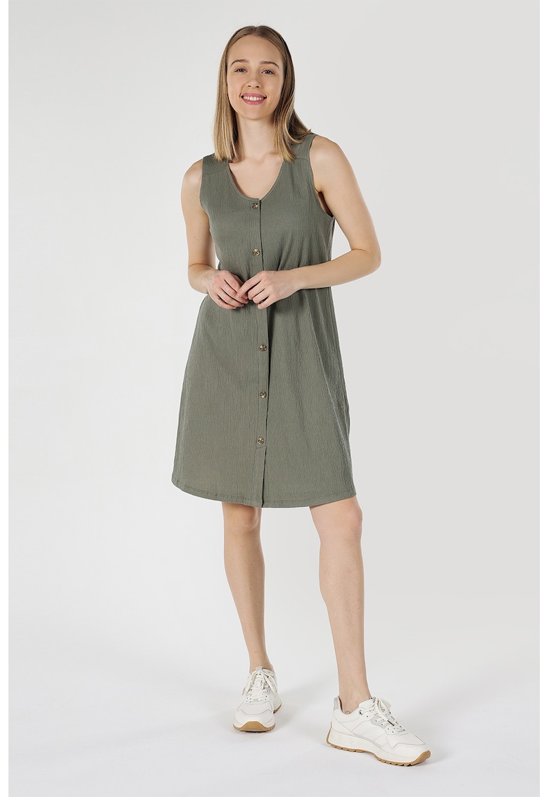 Rochie mini din amestec de bumbac-FEMEI/IMBRACAMINTE/Rochii-IMBRACAMINTE/Rochii