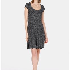 Rochie scurta cu terminatii valurite-FEMEI/IMBRACAMINTE/Rochii-IMBRACAMINTE/Rochii