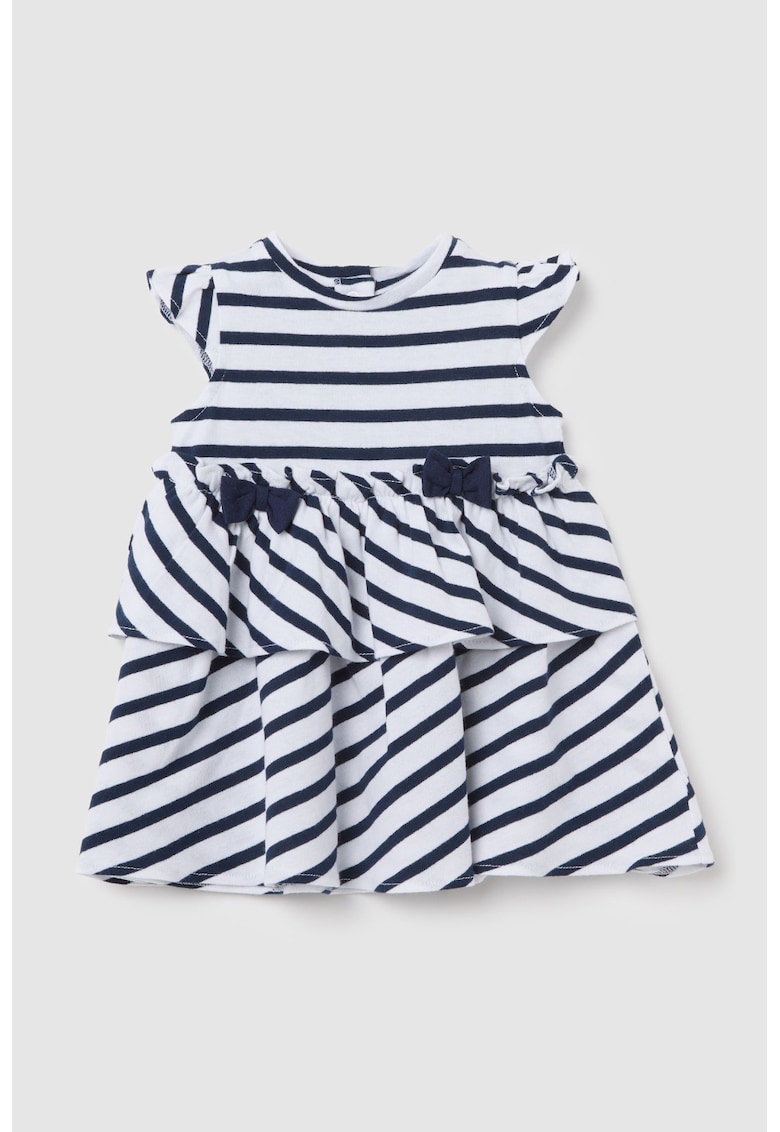 Rochie stratificata cu dungi-FETE/IMBRACAMINTE/Rochii-IMBRACAMINTE/Rochii