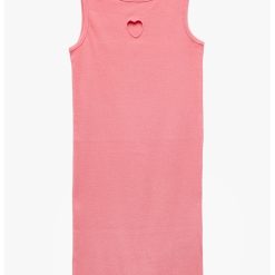 Rochie tricotata cu decolteu rotund-FETE/IMBRACAMINTE/Rochii-IMBRACAMINTE/Rochii