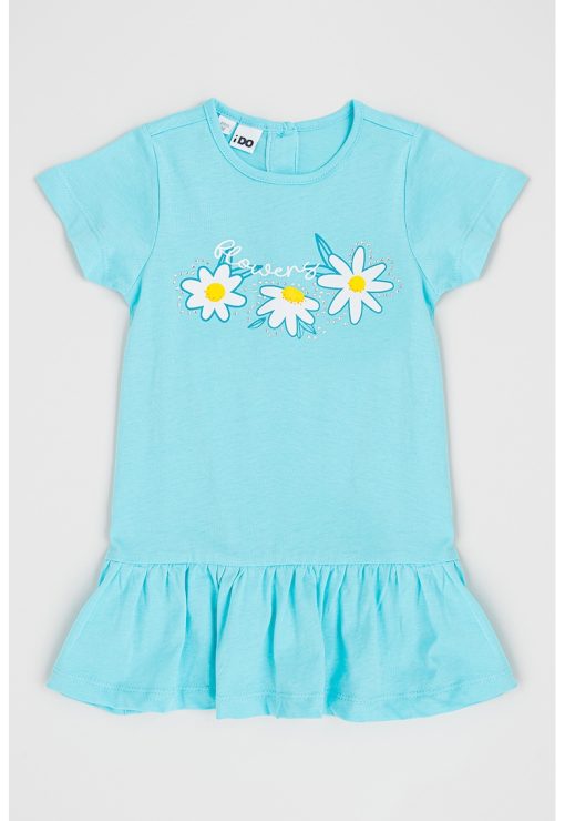 Rochie-tricou cu imprimeu floral-FETE/IMBRACAMINTE/Rochii-IMBRACAMINTE/Rochii