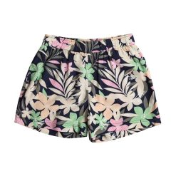 Roxy pantaloni scurti copii BLUECEAN FLOO culoarea negru