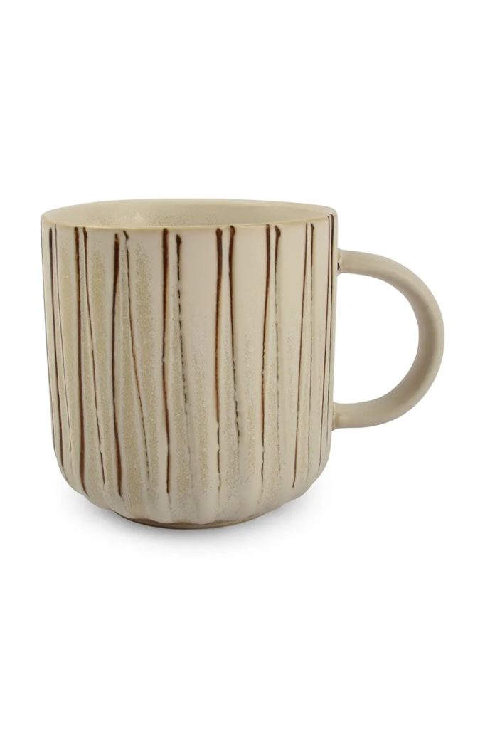 S|P Collection ceașcă 350 ml culoarea galben-Căni și cești