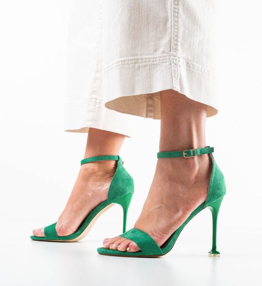 Sandale Brock Verzi-Sandale cu toc-Sandale cu toc