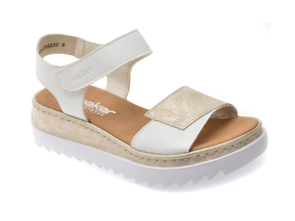 Sandale RIEKER albe
