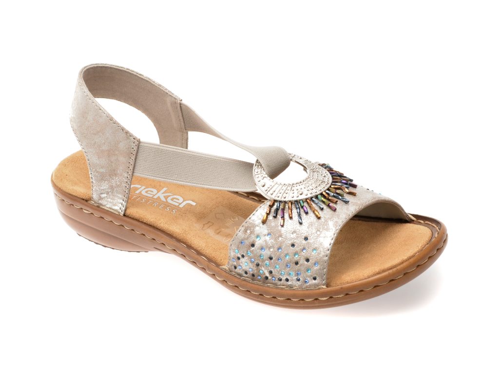 Sandale RIEKER argintii