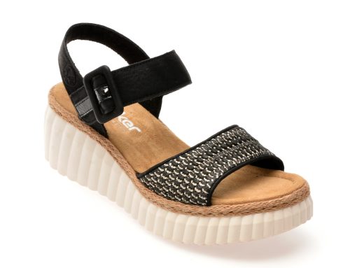 Sandale RIEKER negre