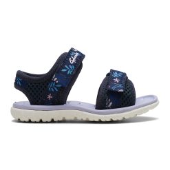 Sandale cu broderie si inchidere velcro-FETE/INCALTAMINTE/Sandale-INCALTAMINTE/Sandale
