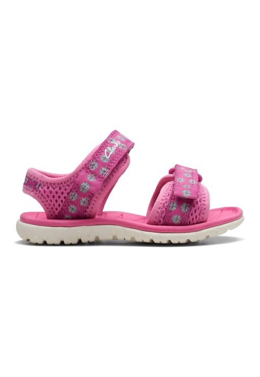 Sandale cu inchidere velcro si imprimeu-FETE/INCALTAMINTE/Sandale-INCALTAMINTE/Sandale