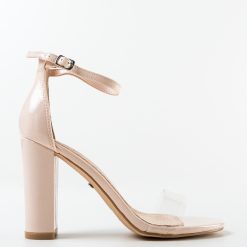 Sandale cu toc Burks Bej 3