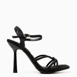 Sandale cu toc Maseru Negre 4