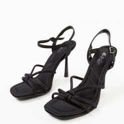 Sandale cu toc Maseru Negre 5