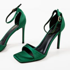 Sandale cu toc Momoko Verzi 4