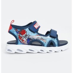 Sandale cu velcro si imprimeu cu desene-BAIETI/INCALTAMINTE/Sandale-INCALTAMINTE/Sandale