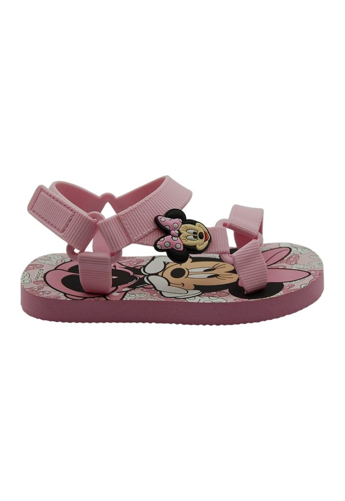 Sandale cu velcro si model Minnie Mouse-FETE/INCALTAMINTE/Sandale-INCALTAMINTE/Sandale